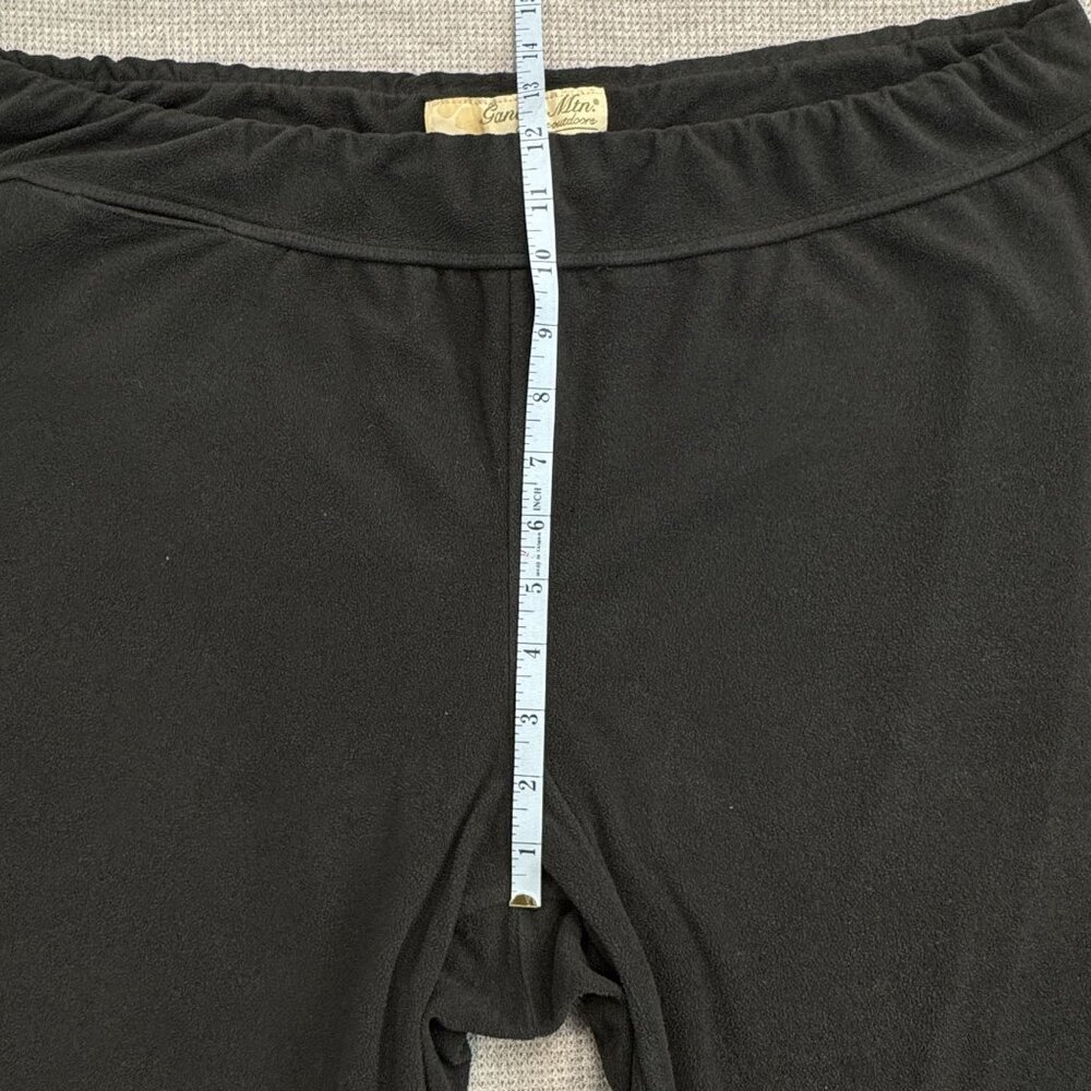 Gander Mountain Womens  Size 2X Fleece Pants Black Drawstring Waist Lounge Pants - Picture 10 of 13